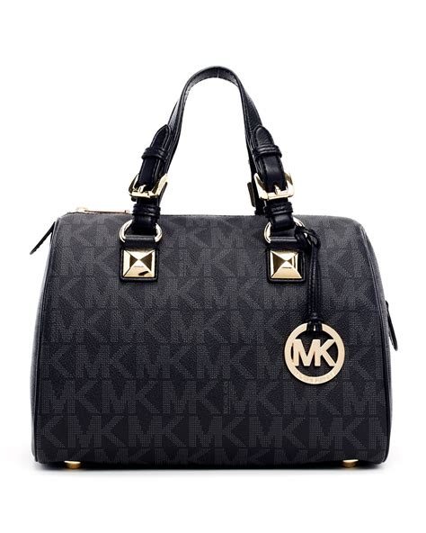 michael kors sadie satchel black|Michael Kors grayson satchel small.